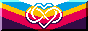 Polyamory flag with queerian flag layout :D